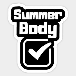 Summer Body Sticker